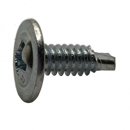 Suburban Bolt And Supply Sheet Metal Screw, #8 x 3/4 in, Zinc Plated Steel Truss Head Phillips Drive A0100100048MTTZ